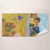 Bauernhaus in Provence, Van Gogh Badehandtuch (Badehandtuch)