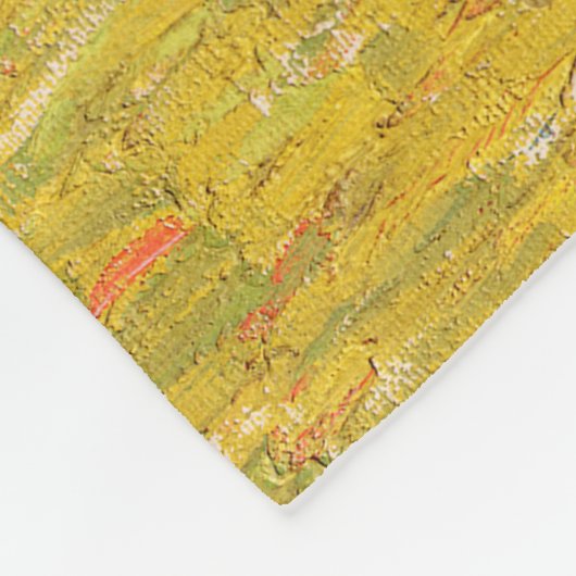 Bauernhaus in Provence, Van Gogh Fleecedecke (Ecke)