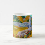 Bauernhaus in Provence Van Gogh Kaffeetasse (Mittel)