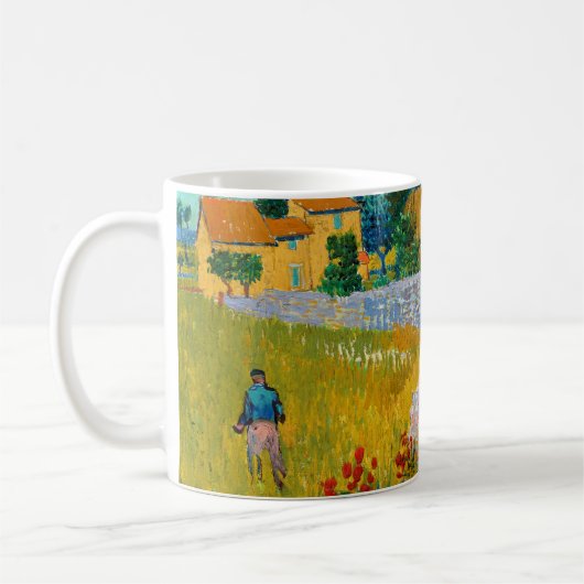 Bauernhaus in Provence Van Gogh Kaffeetasse (Links)