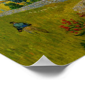 Bauernhaus in Provence Van Gogh Poster (Ecke)