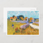 Bauernhaus in Provence, Van Gogh Postkarte (Vorne/Hinten)