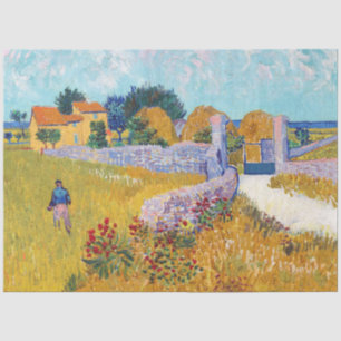 Bauernhaus in Provence, Van Gogh Seidenpapier