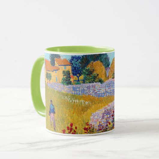 Bauernhaus in Provence, Van Gogh Tasse (Vorderseite Links)