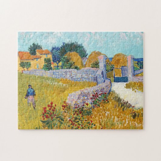 Bauernhaus in Provence Vincent van Gogh Gemälde Puzzle (Horizontal)