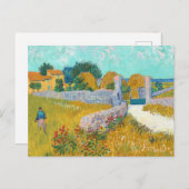 Bauernhaus in Provence von van Gogh: Postkarte (Vorne/Hinten)