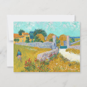 Bauernhaus in Provence von van Gogh: Postkarte