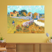 Bauernhaus in Provence von Vincent van Gogh (1888) Leinwanddruck (Insitu (Wohnzimmer))