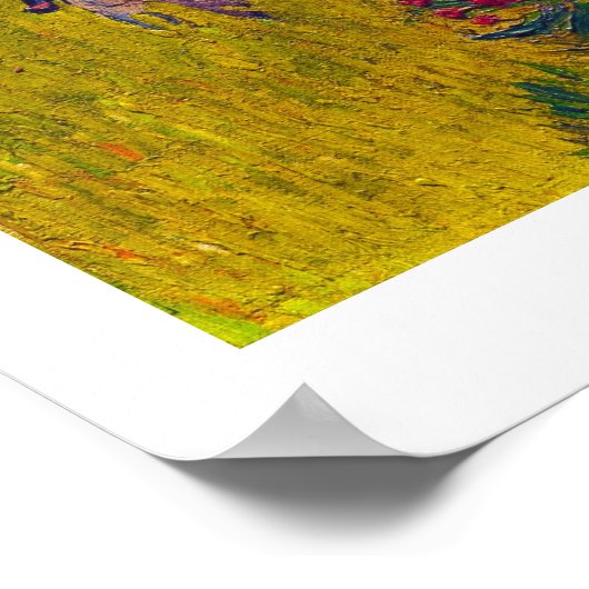 Bauernhaus in Provence von Vincent Van Gogh Poster (Ecke)