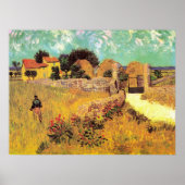 Bauernhaus in Provence von Vincent van Gogh Poster (Vorne)