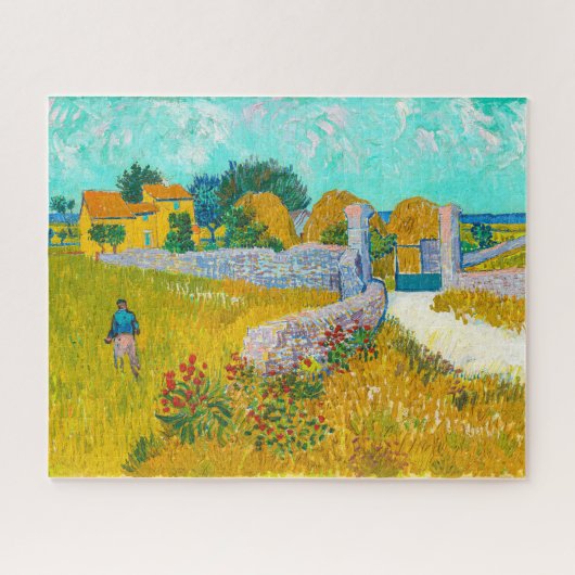 Bauernhaus in Provence von Vincent van Gogh Puzzle (Horizontal)