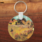 Bauernhaus in Provence von Vincent van Gogh Schlüsselanhänger (Vorderseite)