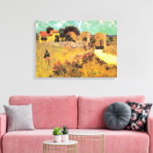 Bauernhaus in Provence von Vincent van Gogh van Go Leinwanddruck (Insitu (Wohnzimmer))