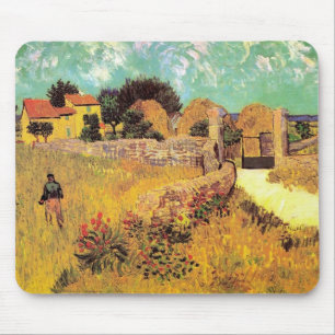 Bauernhaus in Provence von Vincent van Gogh van Go Mousepad