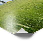 Bauernhaus in Toskana mit Zypressen Fotodruck (Ecke)