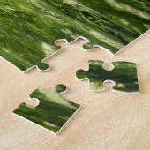 Bauernhaus in Toskana mit Zypressen und Weizen Puzzle (Seite)