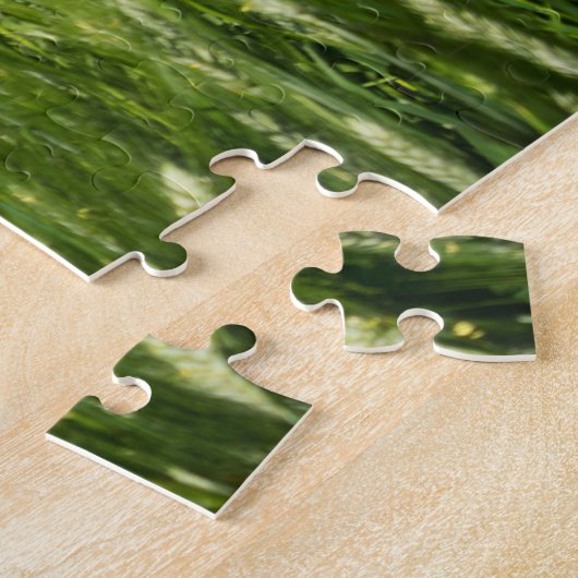 Bauernhaus in Toskana mit Zypressen und Weizen Puzzle (Seite)