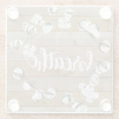 Bauernhaus Inspiration - atmen Glasuntersetzer (Rückseite)