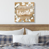 Bauernhaus Inspiration - atmen Leinwanddruck (Insitu (Schlafzimmer))