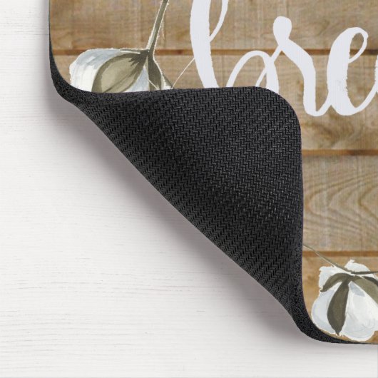 Bauernhaus Inspiration - atmen Mousepad (Ecke)