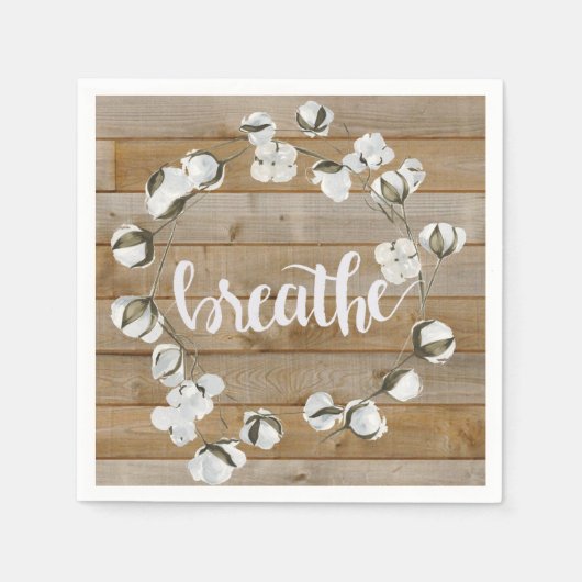 Bauernhaus Inspiration - atmen Serviette (Vorderseite)