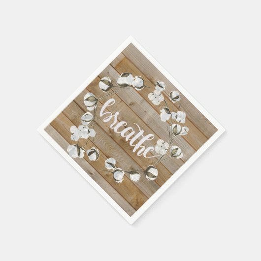 Bauernhaus Inspiration - atmen Serviette (Ecke)