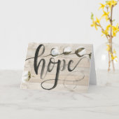 Bauernhaus-Inspiration - Hoffnung Karte (Gelbe Blume)