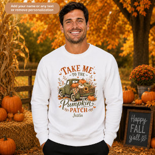 Bauernhaus-Kürbisauswahl Familien-Matching Unisex Sweatshirt
