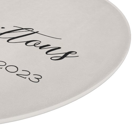 Bauernhaus Magnolia Custom Establishment Year Schneidebrett (Ecke)