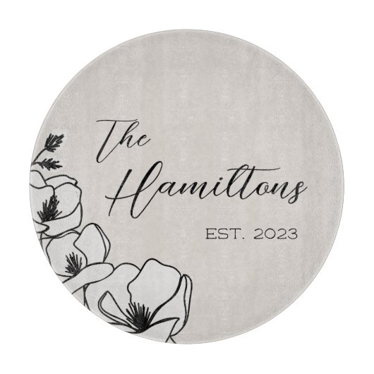 Bauernhaus Magnolia Custom Establishment Year Schneidebrett (Vorderseite)