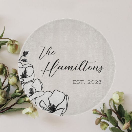 Bauernhaus Magnolia Custom Establishment Year Schneidebrett