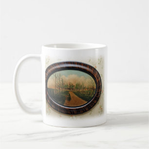 Bauernhaus-Malerei-Tasse Kaffeetasse