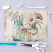 Bauernhaus Mason Jars Seidenpapier (Handwerk)