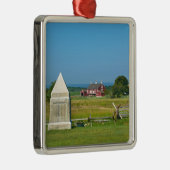 Bauernhaus - Nationalpark Gettysburg, PA Ornament Aus Metall (Rechts)