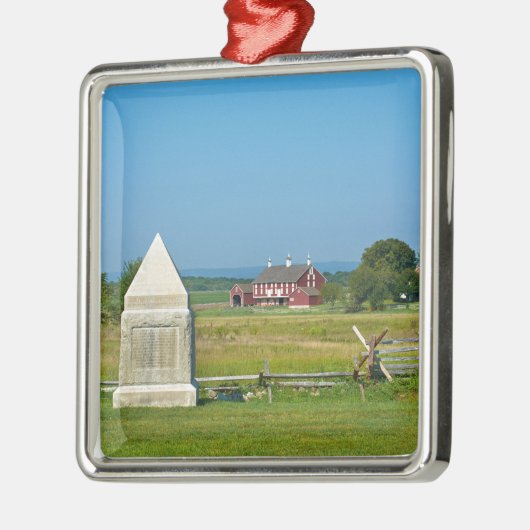 Bauernhaus - Nationalpark Gettysburg, PA Ornament Aus Metall (Links)