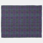 Bauernhaus Navy Blau Tartan Fleecedecke (Vorderseite (Horizontal))