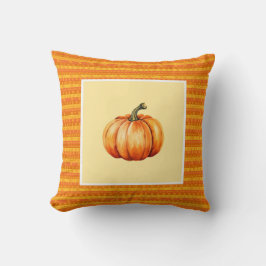 Bauernhaus Orange Pumpkin Cosy Fall Accent Kissen