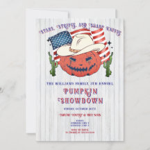 Bauernhaus Patriotic Pumpkin Showdown Halloween