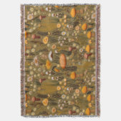 Bauernhaus Pilzstickerei sieht wie Blanket aus Decke (Vorderseite Vertikal)