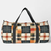 Bauernhaus Quilt Muster Duffle Bag (Vorderseite)