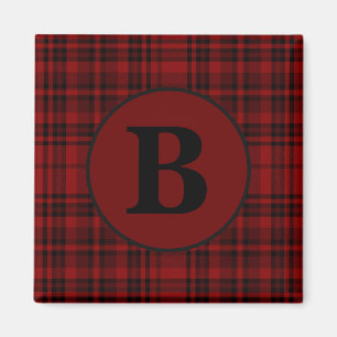 BAUERNHAUS-ROT KARRIERT KARRTEE MUSTER MAGNET
