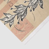 Bauernhaus Schafe und Rooster-Ältere Postkartendek Seidenpapier (Ausschnitt)