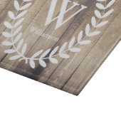 Bauernhaus-Scheunen-hölzerner weißer Schneidebrett (Ecke)