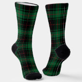 Bauernhaus schwarz rustikal kariertes Muster Socken (Gewinkelt)
