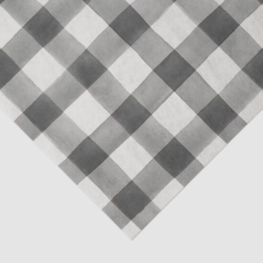 Bauernhaus-schwarzer u. weißer Büffel-kariertes Seidenpapier (Ausschnitt)