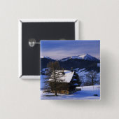 Bauernhaus und Monte Rigi und Pilatus, Button (Vorne & Hinten)