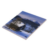 Bauernhaus und Monte Rigi und Pilatus, Fliese (Seite)