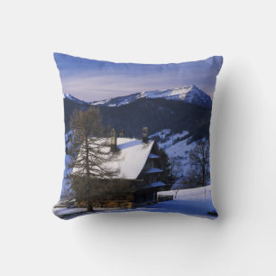 Bauernhaus und Monte Rigi und Pilatus, Kissen