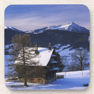 Bauernhaus und Monte Rigi und Pilatus, Untersetzer