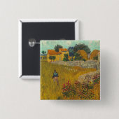 Bauernhaus Vincent van Goghs | in Provence, 1888 Button (Vorne & Hinten)